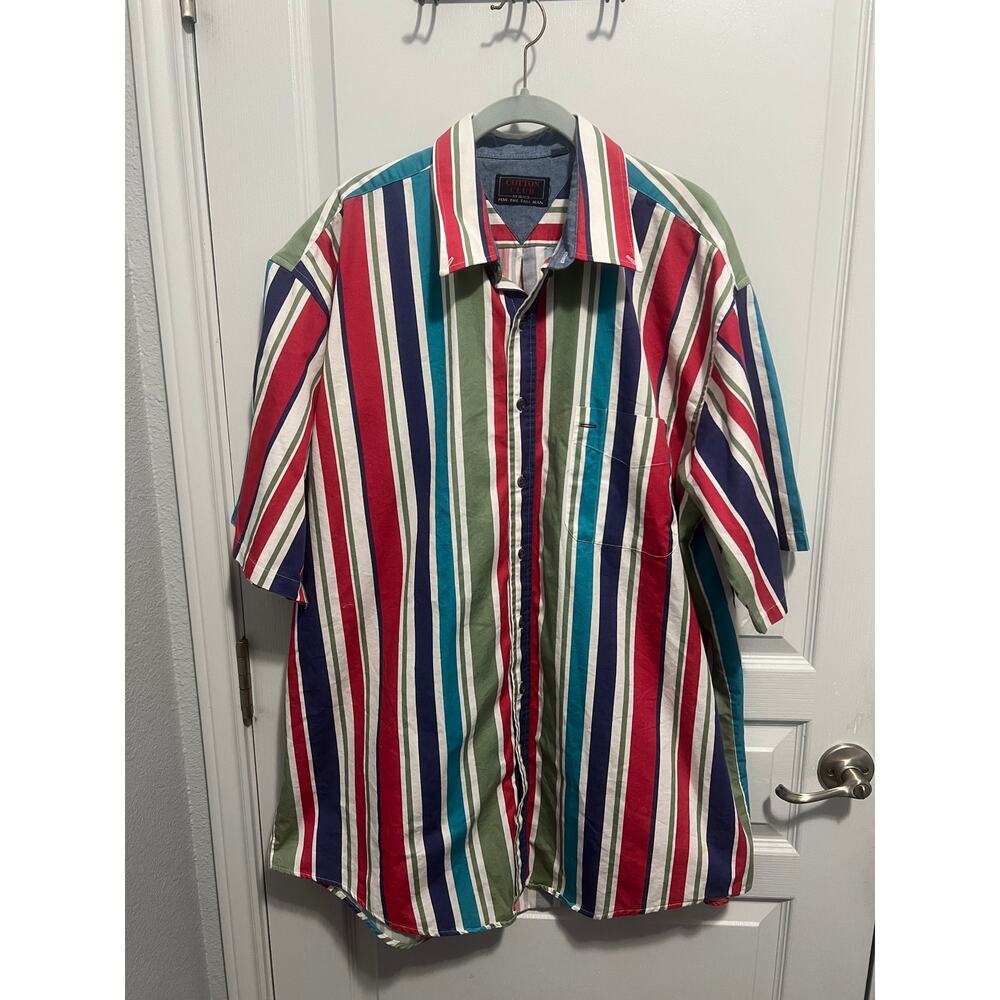 Vintage striped western shirt by Cotton Club by Block